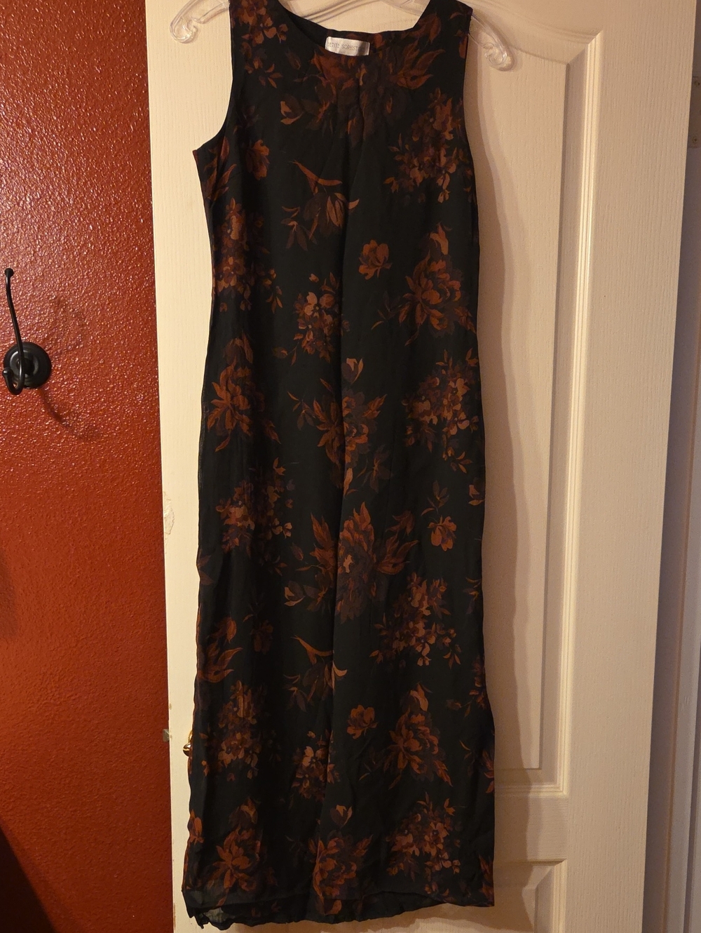 Petite Sophisticate Floral Print Maxi Dress